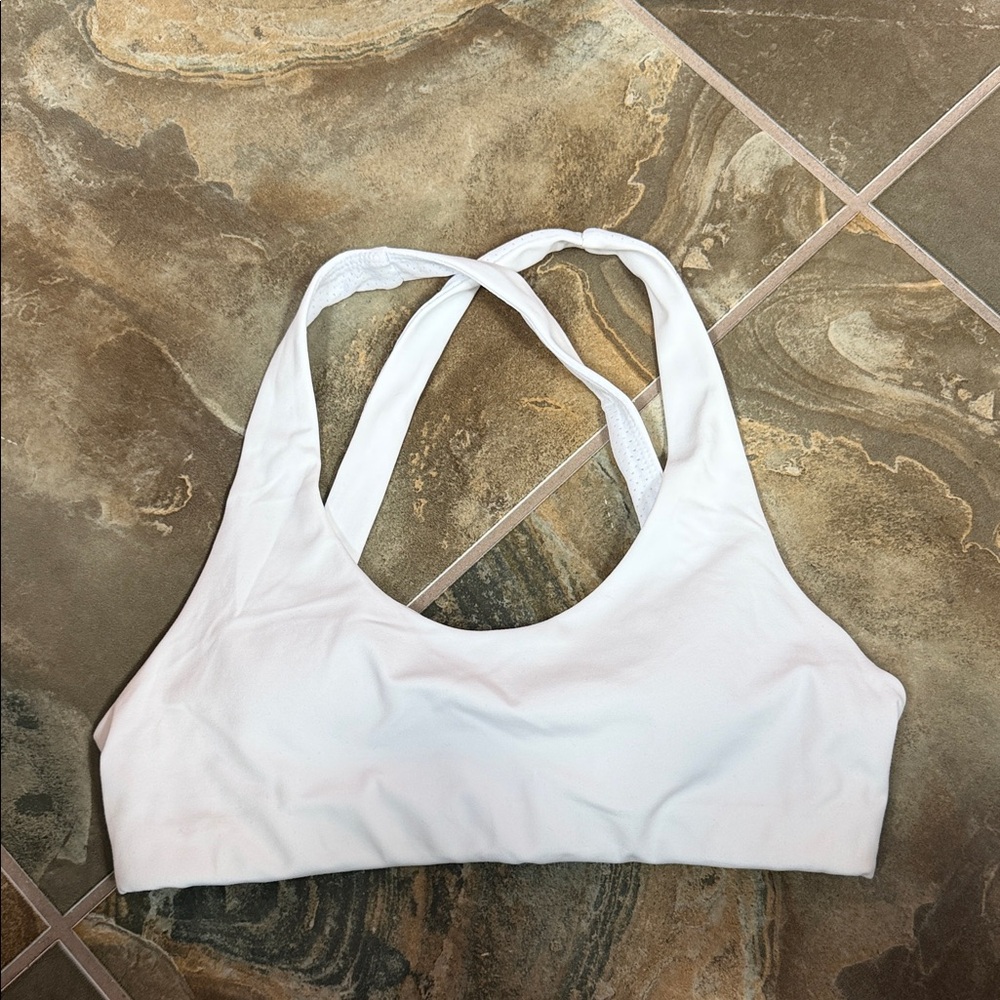 YoungLA White Sports Bra